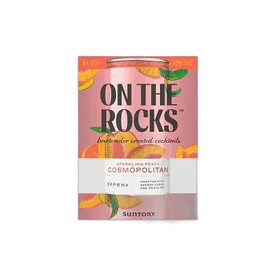 On the Rocks Peach Cosmo 4Pk