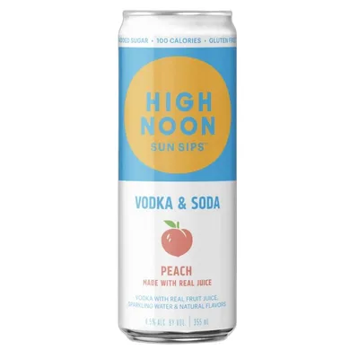High Noon Peach 4Pk