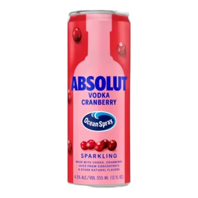 Absolut Ocean Spray Vodka Cranbe...