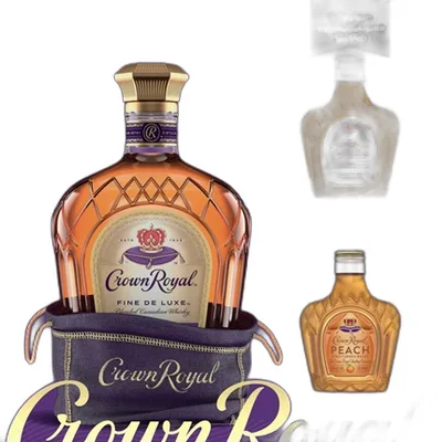 Crown Royal Deluxe w/ 2x50ml Pea...