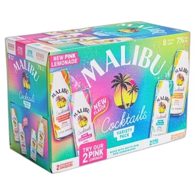 Malibu Cocktails Variety 8Pk