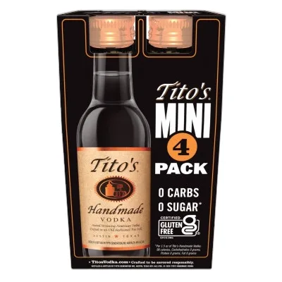 Tito's Handmade Vodka 4Pk
