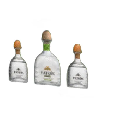 Patron Silver w/ Replica Vessels