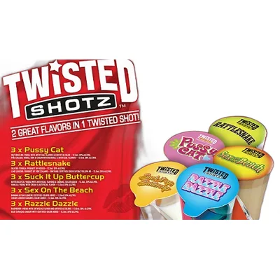 Twisted Shotz Red Party 15Pk