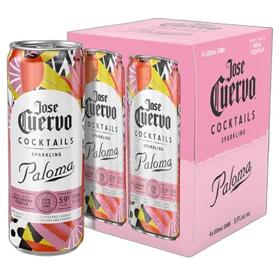 Jose Cuervo Sparkling Paloma 4Pk