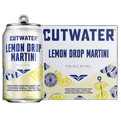 Cutwater Lemon Drop Martini 4Pk