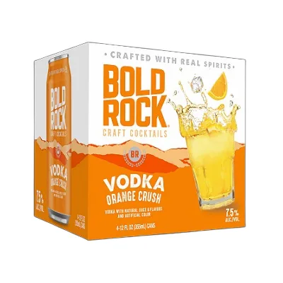 Bold Rock Vodka Orange Crush 4Pk