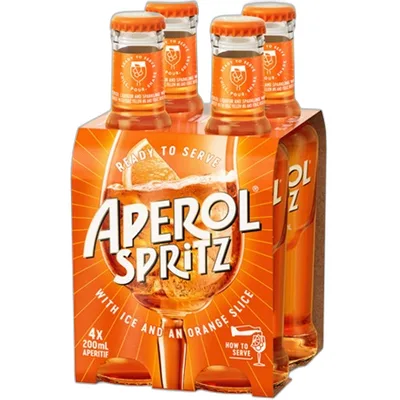 Aperol Spritz Ready To Serve 4Pk